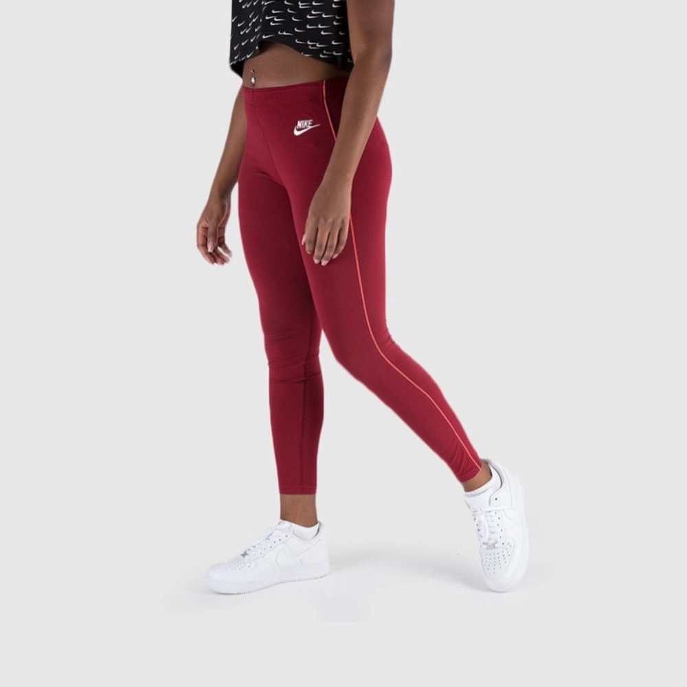 Women’s Nike Red Cotton Leggings